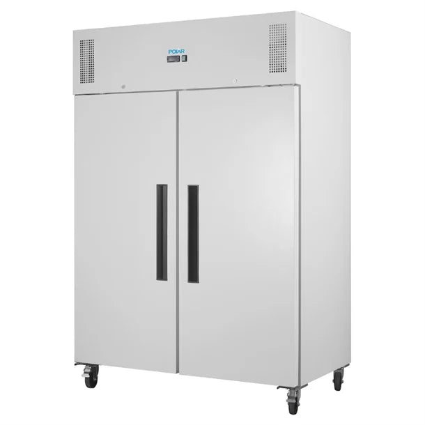 Polar G-Series Upright Double Door Freezer White 1152Ltr