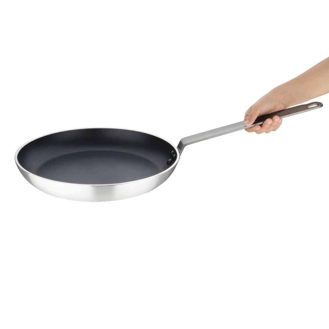 Vogue Aluminium Non-stick Teflon Platinum Plus Frying Pan 36cm