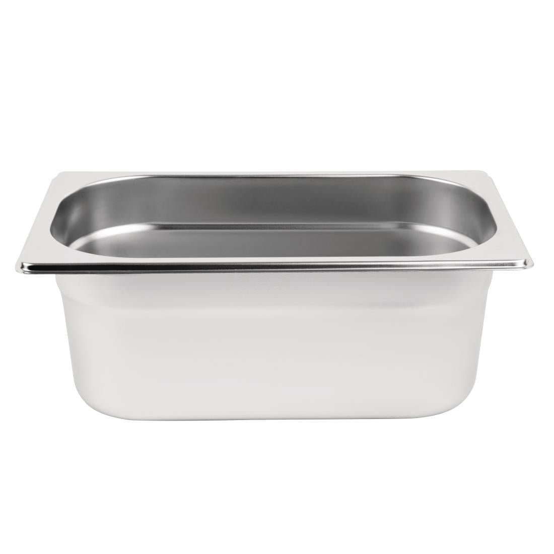Vogue Stainless Steel Gastronorm Container Kit 1/4 (5 pack)