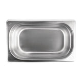 Vogue Stainless Steel Gastronorm Container Kit 1/4 (5 pack)