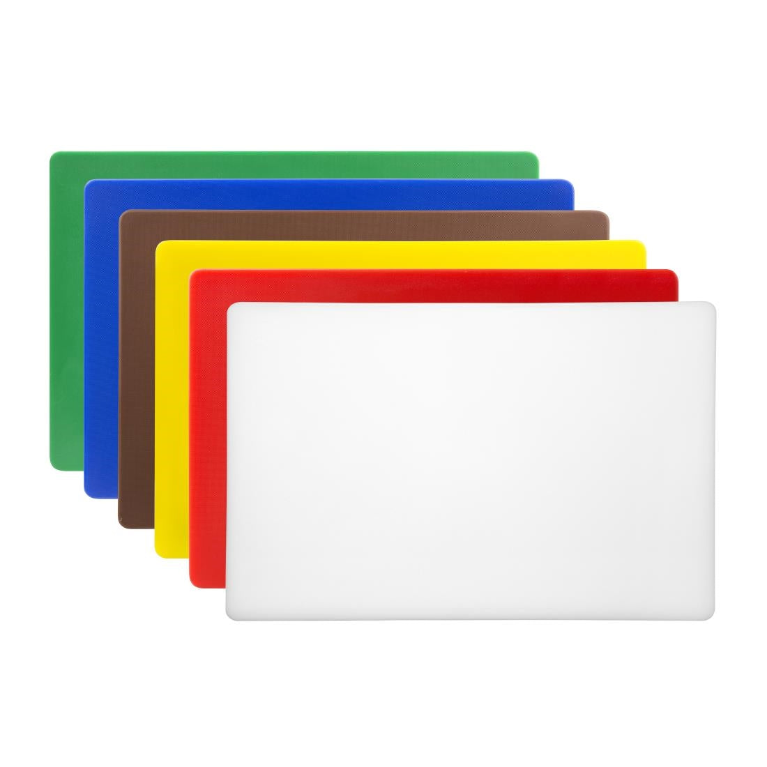 Hygiplas Low Density 6-Piece Chopping Board Set 455x305x20mm