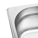Vogue Stainless Steel Gastronorm Tray Set 8 x 1/3
