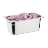 Vogue Stainless Steel Gastronorm Tray Set 9 x 1/3