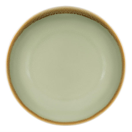 Olympia Kiln Round Coupe Plates Moss 230mm (6 Pack)
