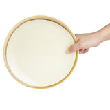 Olympia Kiln Round Coupe Plate Sandstone 230mm (6 Pack)