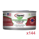 Sterno Green Ethanol Gel Chafing Fuel 2 Hour (144 pack)