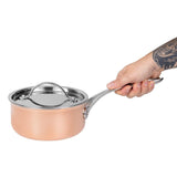 Vogue Cook Like A Pro 3-Piece Tri-Wall Copper Cookware Set