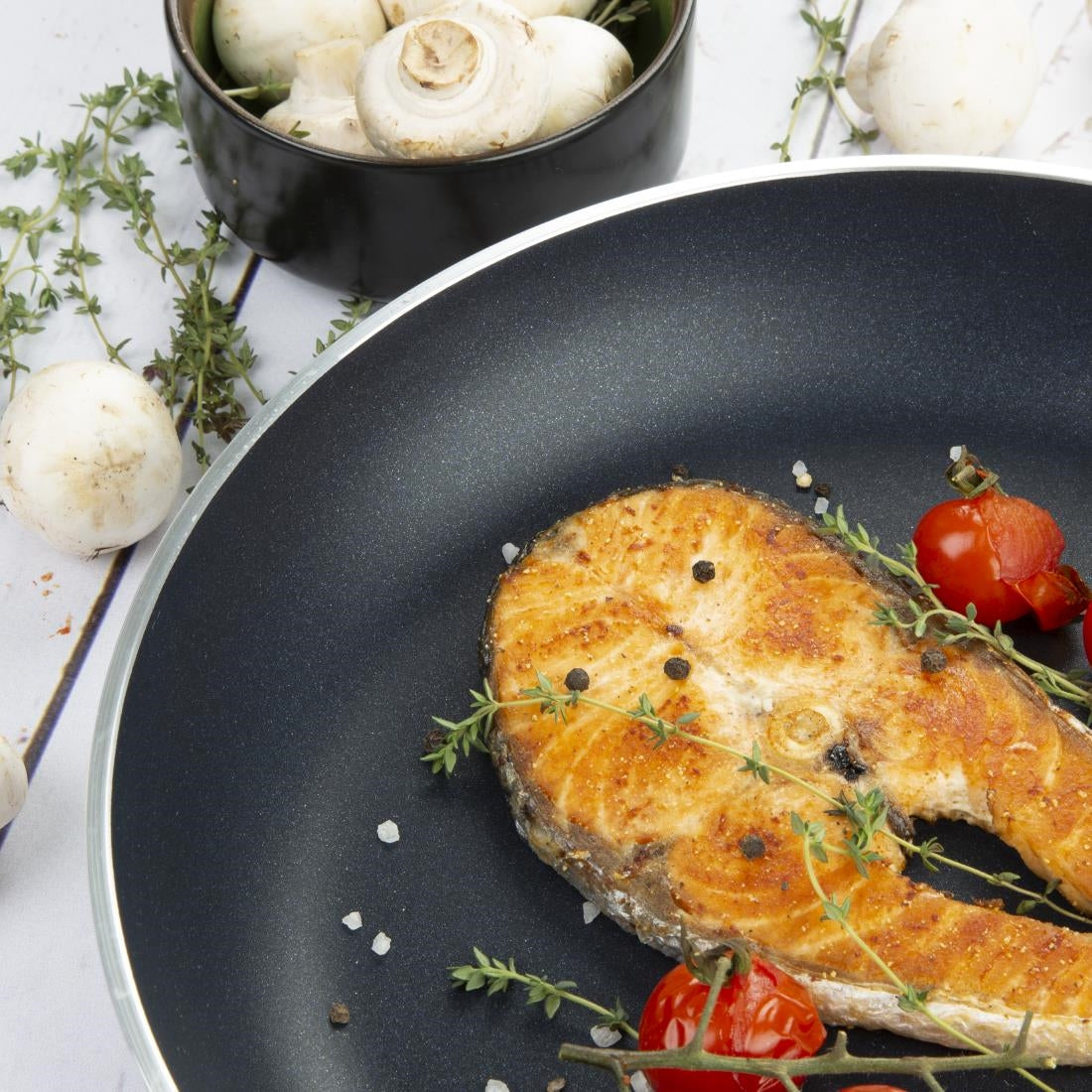 Vogue Cook Like A Pro 3-Piece Aluminium Non-Stick Frying Pan & Sauté Pan Set