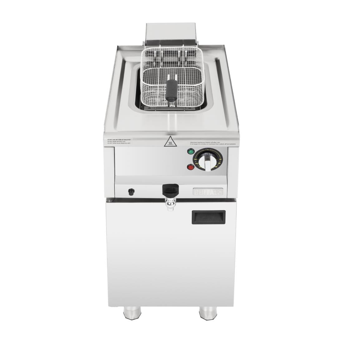 Buffalo 600 Series Freestanding Single Tank Electric Fryer 8Ltr