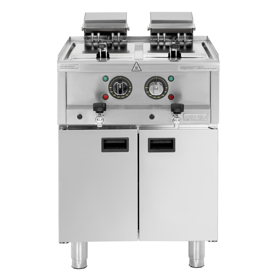 Buffalo 600 Series Freestanding Twin Tank Electric Fryer 2x 8Ltr