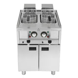 Buffalo 600 Series Freestanding Twin Tank Electric Fryer 2x 8Ltr