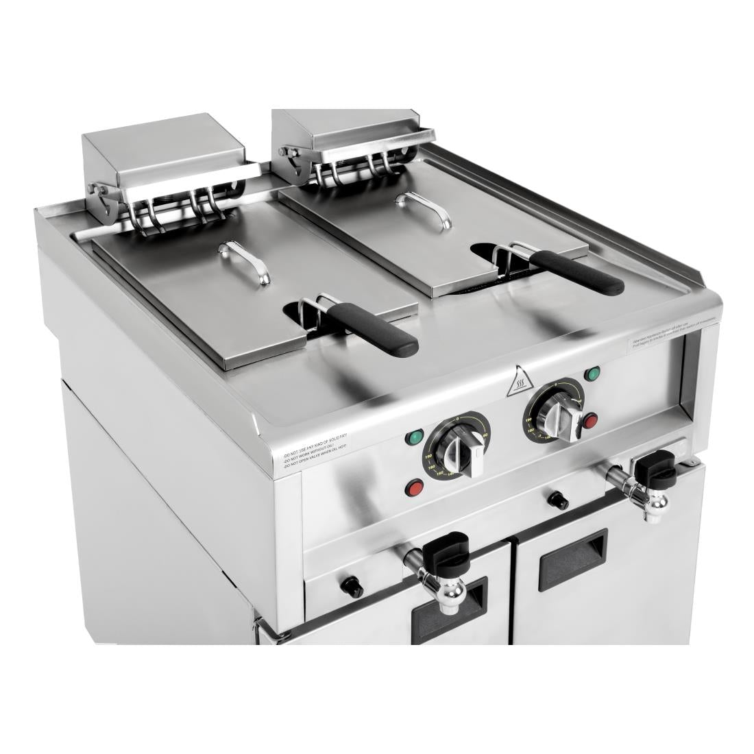 Buffalo 600 Series Freestanding Twin Tank Electric Fryer 2x 8Ltr