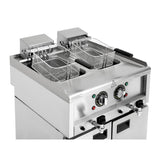 Buffalo 600 Series Freestanding Twin Tank Electric Fryer 2x 8Ltr