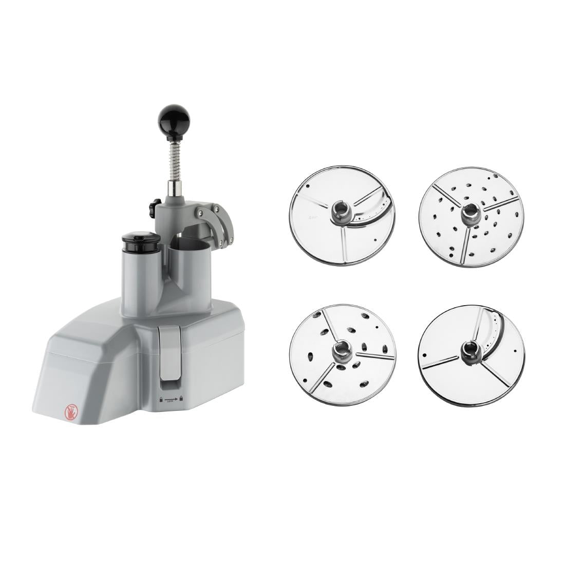 Buffalo 5Ltr Bowl Cutter and Veg Prep Attachment with 4x Discs