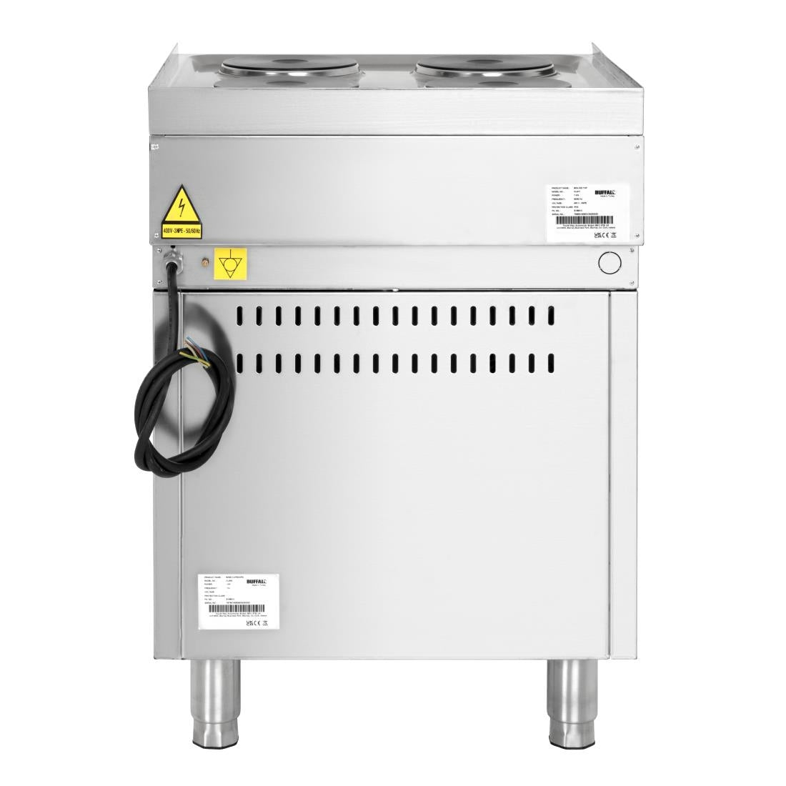 Buffalo 600 Series Freestanding 4 Plate Electric Hob 7kW