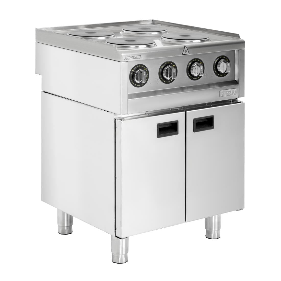 Buffalo 600 Series Freestanding 4 Plate Electric Hob 7kW