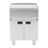 Buffalo 600 Series Neutral Prep Counter with Cupboard 600mm