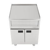 Buffalo 600 Series Neutral Prep Counter with Cupboard 600mm