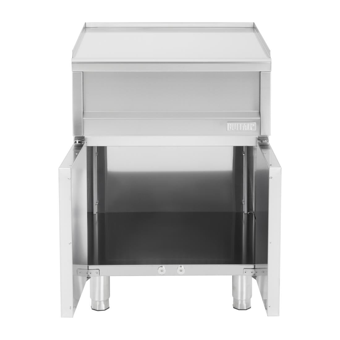 Buffalo 600 Series Neutral Prep Counter with Cupboard 600mm