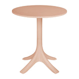 Bolero Mila 600mm Round Café Table - Nude Pink
