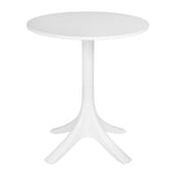 Bolero Mateo 600mm Round Café Table - White