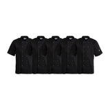 Whites Vegas Unisex Chef Jackets Black M (5 Pack)