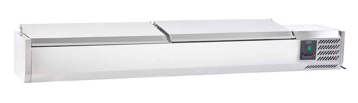 Sterling Pro Cobus SPT1800-330-SS Topping Well with Stainless Steel Lid  8 x GN1/4