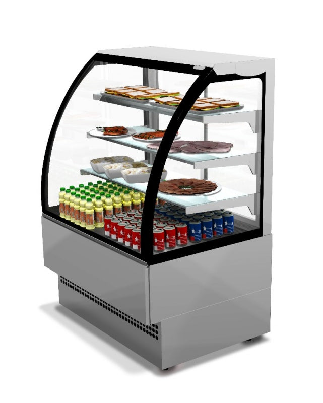 Sterling Pro EVO90-SS-R290A Stainless Steel Patisserie Counter  900mm