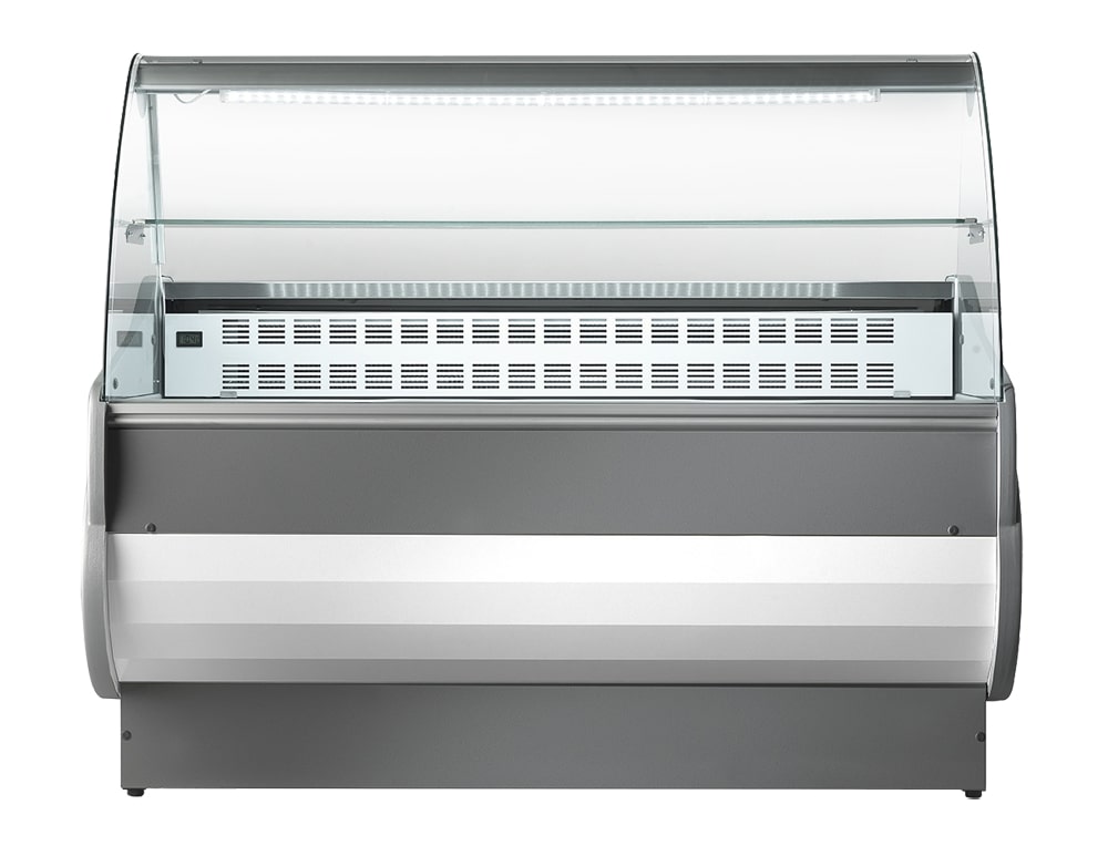 Sterling Pro SALINA80/150VCC Curved Glass Serveover Counter  1500mm