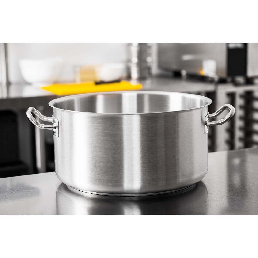 Vogue Stainless Steel Stew Pan 36cm