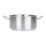 Vogue Stainless Steel Casserole Pan 28cm