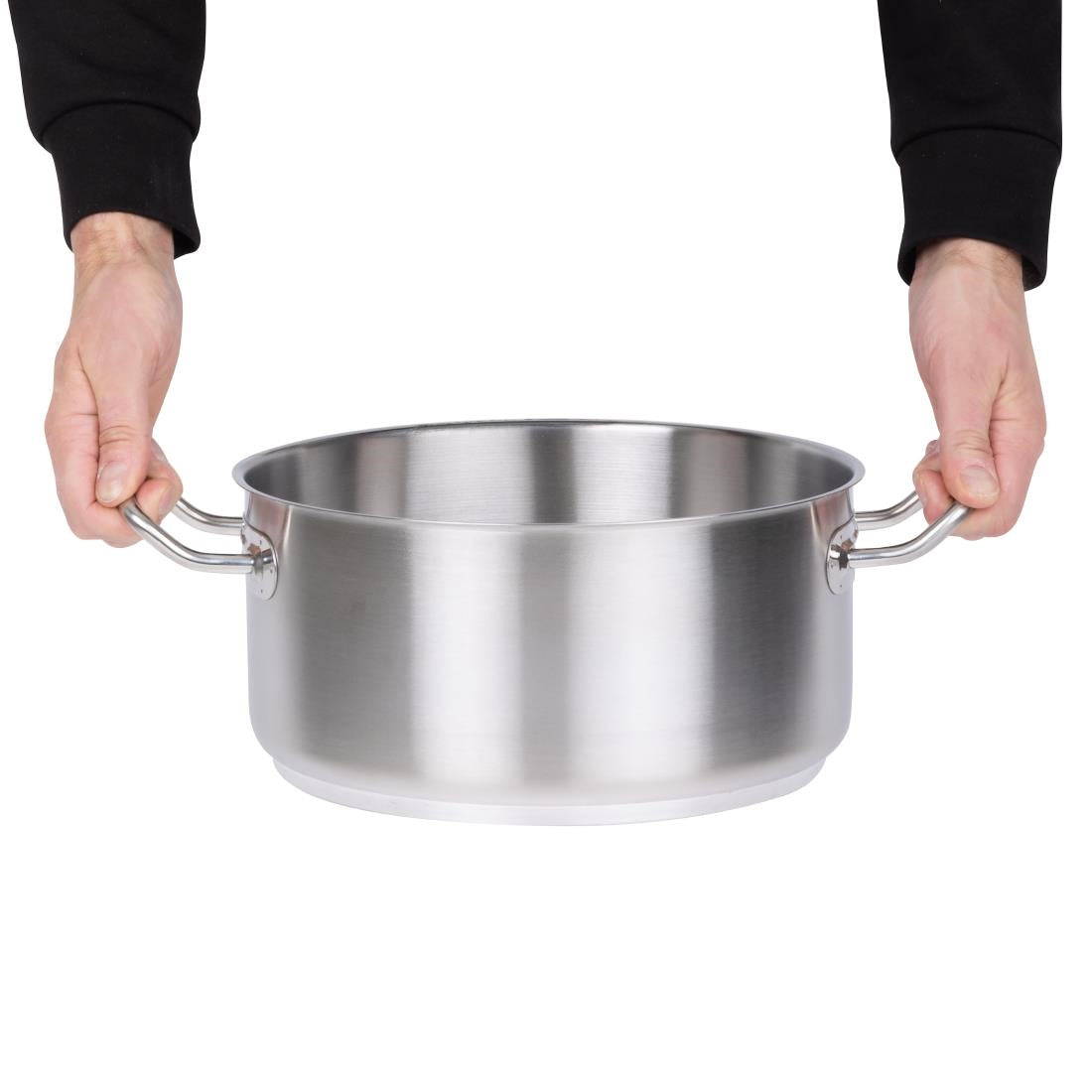 Vogue Stainless Steel Casserole Pan 28cm
