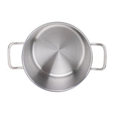 Vogue Stainless Steel Deep Stock Pot 24cm