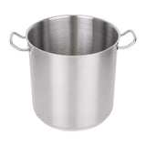Vogue Stainless Steel Deep Stock Pot 30cm