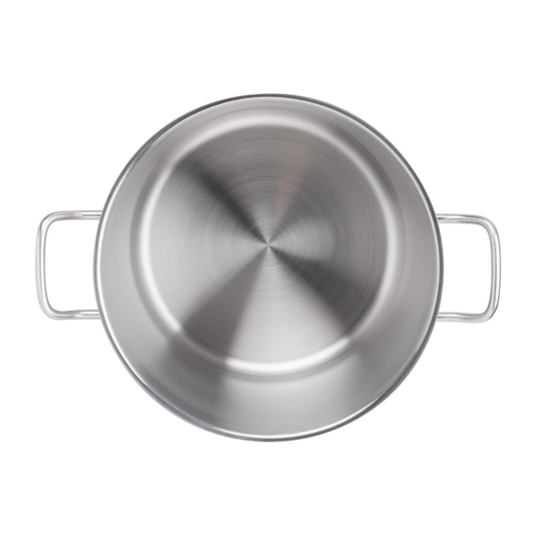 Vogue Stainless Steel Deep Stock Pot 30cm