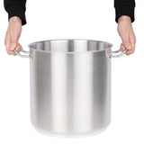 Vogue Stainless Steel Deep Stock Pot 30cm