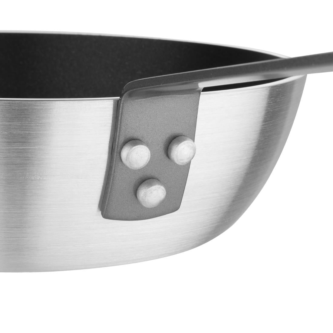 Vogue Aluminium Non-stick Teflon Platinum Plus Sauté Pan 24cm