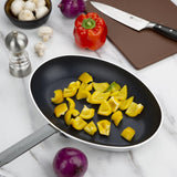 Vogue Aluminium Non-Stick Teflon Platinum Plus Oval Frying Pan 36cm