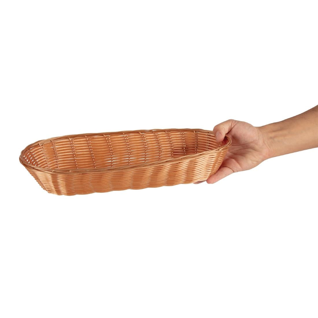 Olympia Poly Wicker Large Baguette Basket (6 pack)