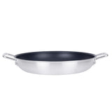 Vogue Aluminium Non-stick Teflon Platinum Plus Paella Pan 35cm