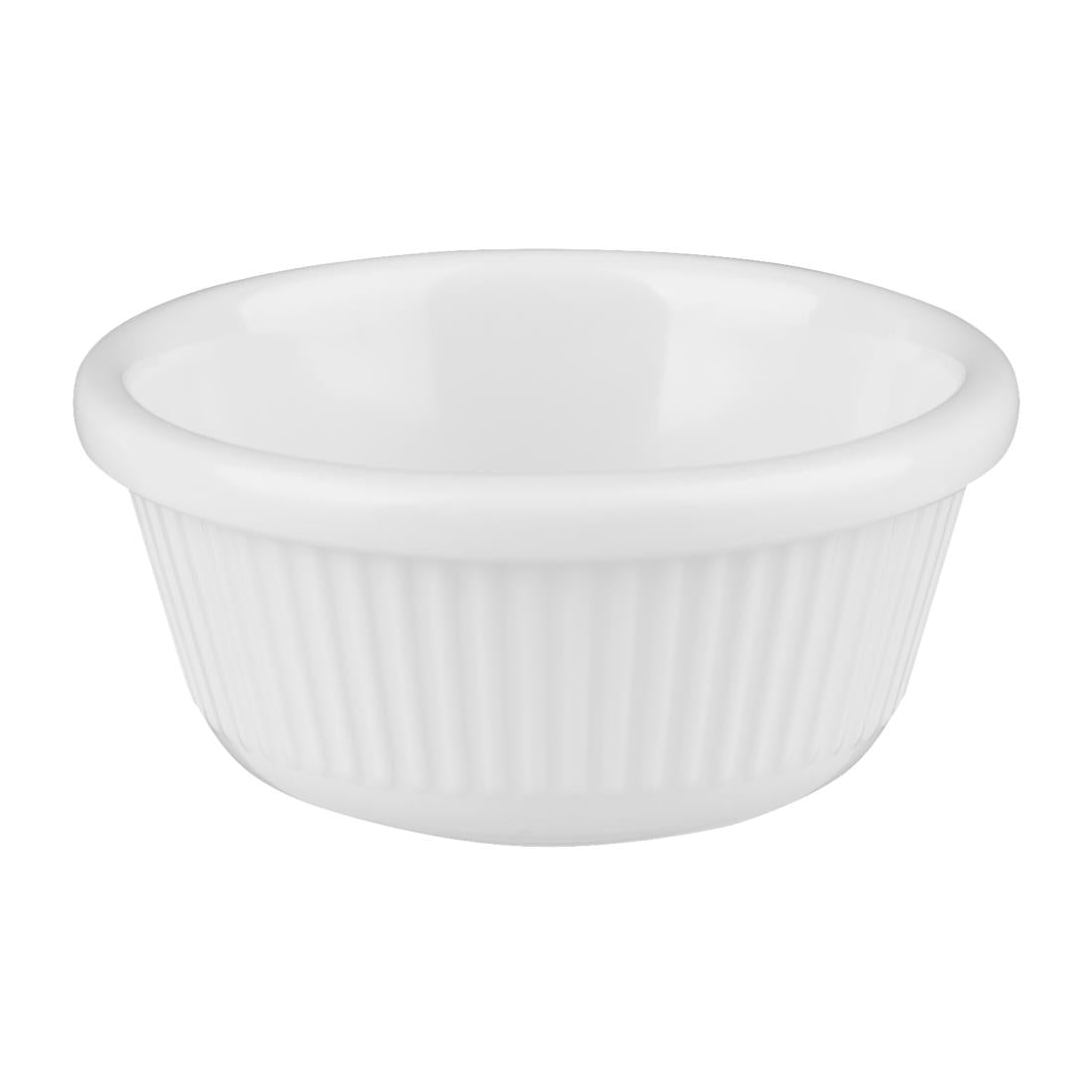 Olympia Kristallon Melamine Fluted Ramekins 57mm (12 pack)