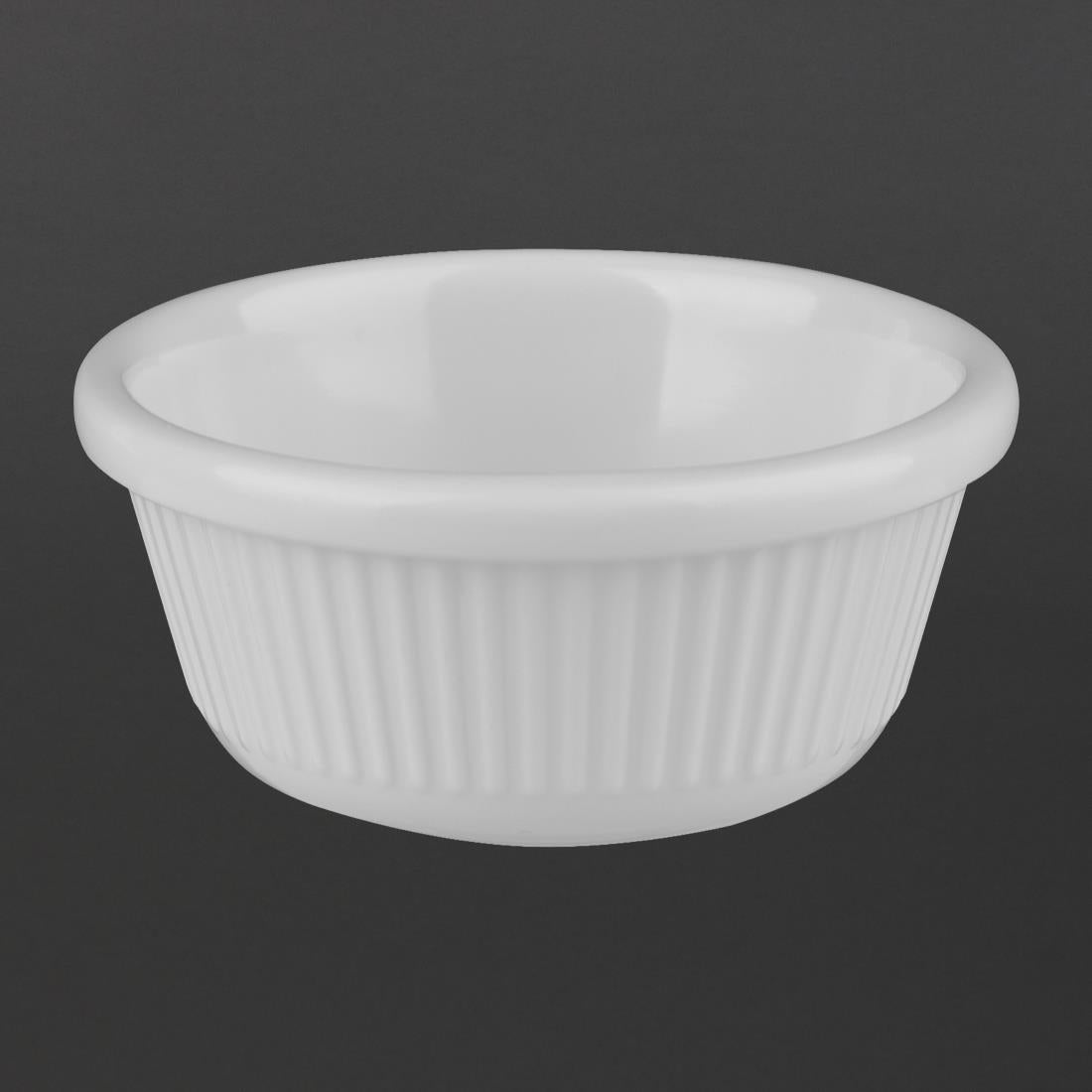 Olympia Kristallon Melamine Fluted Ramekins 57mm (12 pack)