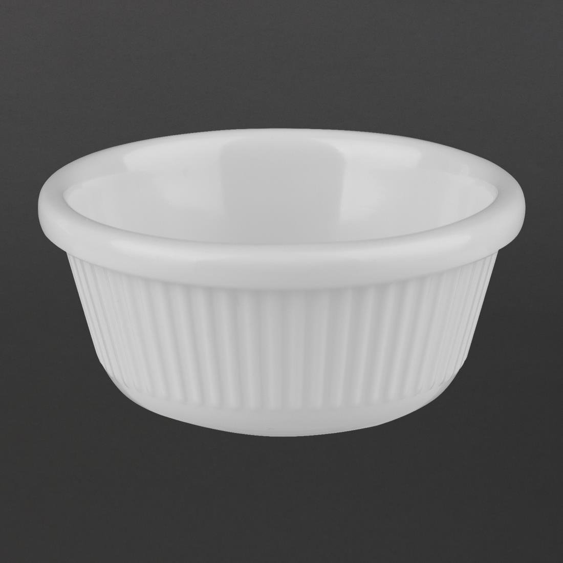 Olympia Kristallon Melamine Fluted Ramekins 57mm (12 pack)