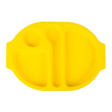 Olympia Kristallon PP Oval Compartment Food Tray Yellow 375mm