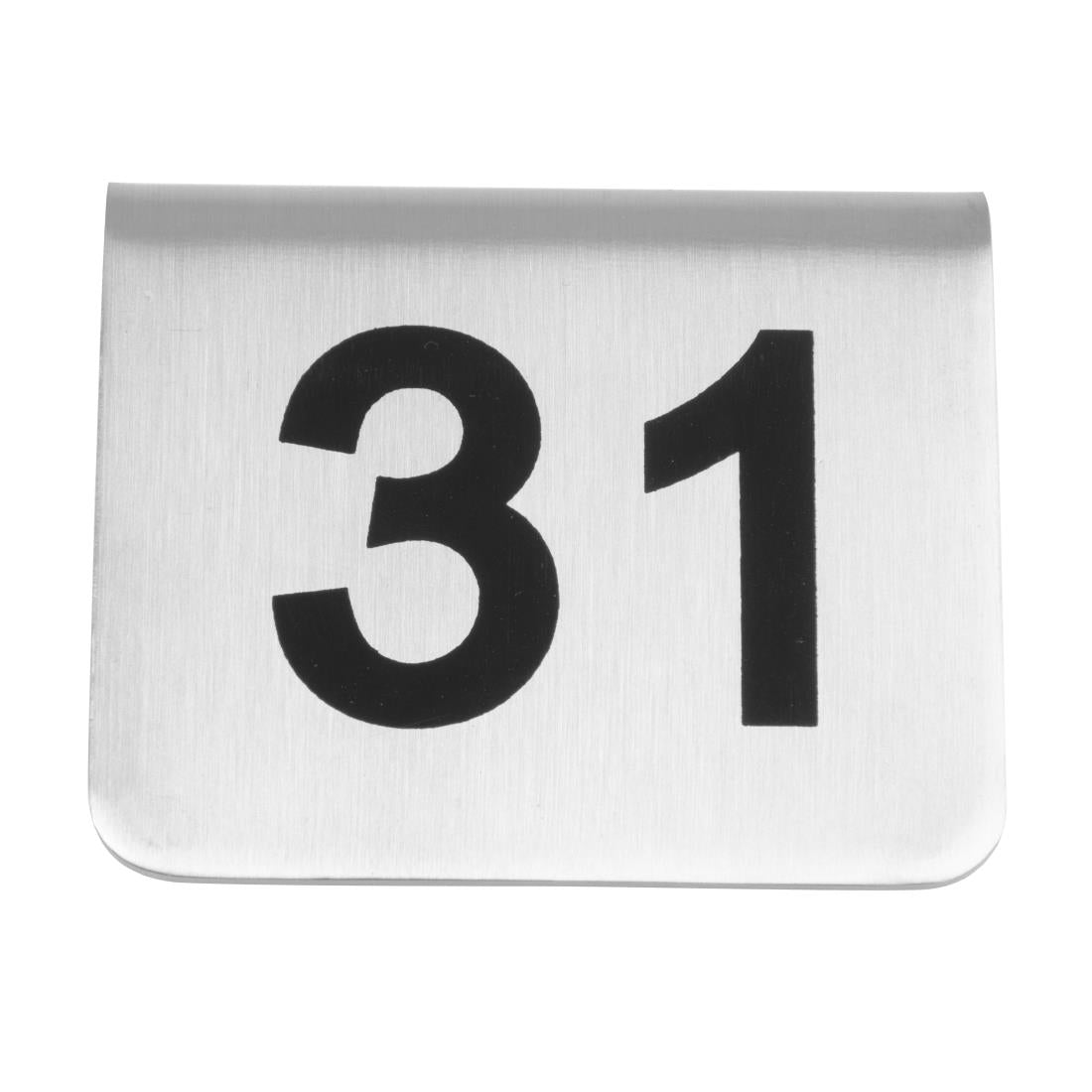 Olympia Stainless Steel Table Numbers 31-40 (10 Pack)