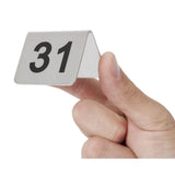 Olympia Stainless Steel Table Numbers 31-40 (10 Pack)