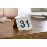 Olympia Stainless Steel Table Numbers 31-40 (10 Pack)