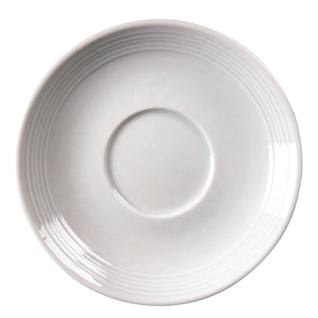 Olympia Linear Stacking Saucers White 60mm (12 Pack)