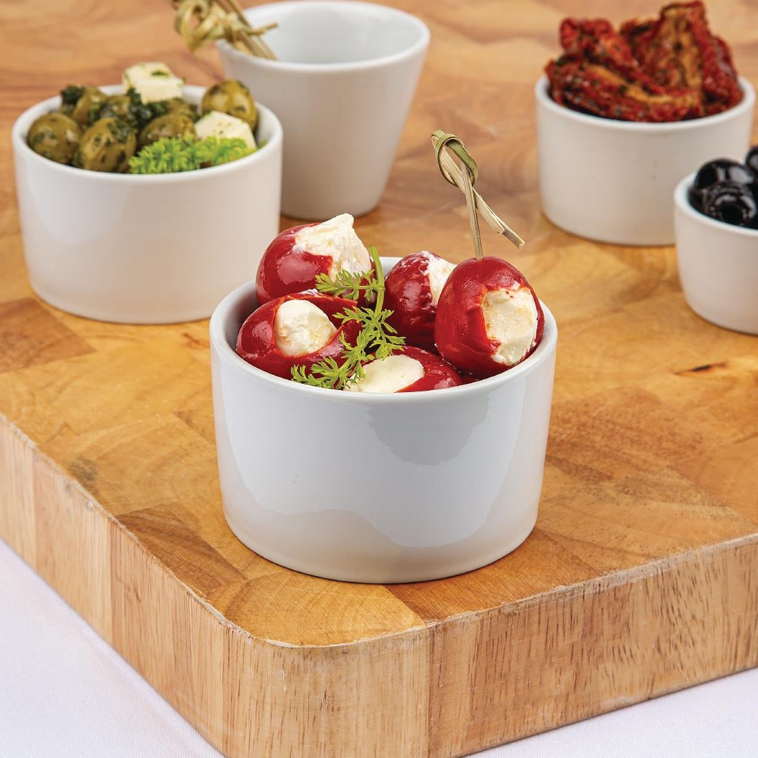 Olympia Whiteware Contemporary Ramekins 90mm (12 Pack)