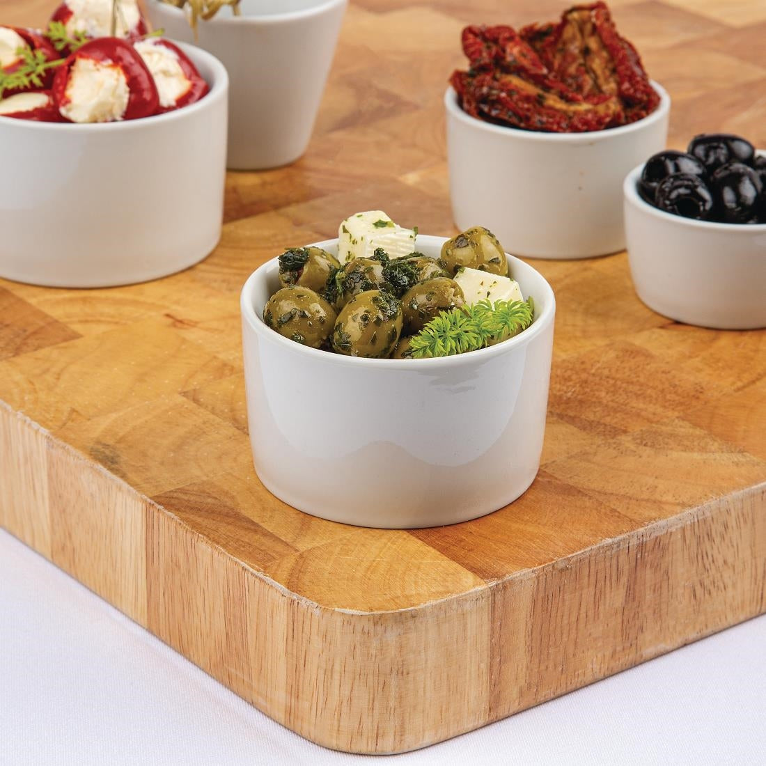Olympia Whiteware Contemporary Ramekins 80mm (12 Pack)
